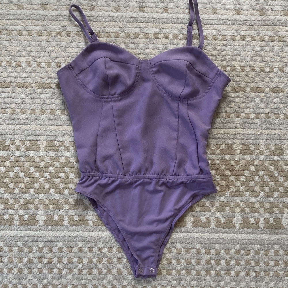 F21 Lavender Bodysuit